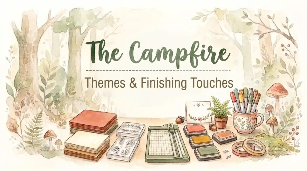 Boo Box Brigade 3D Halloween Decor the campfire