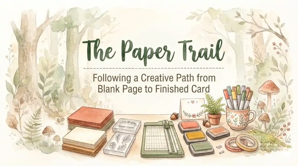 Welcome to the Paper Trail! 🪵✨ the paper trail blog banner